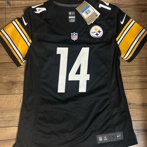 Nike Steelers Black and Yellow NFL Jersey